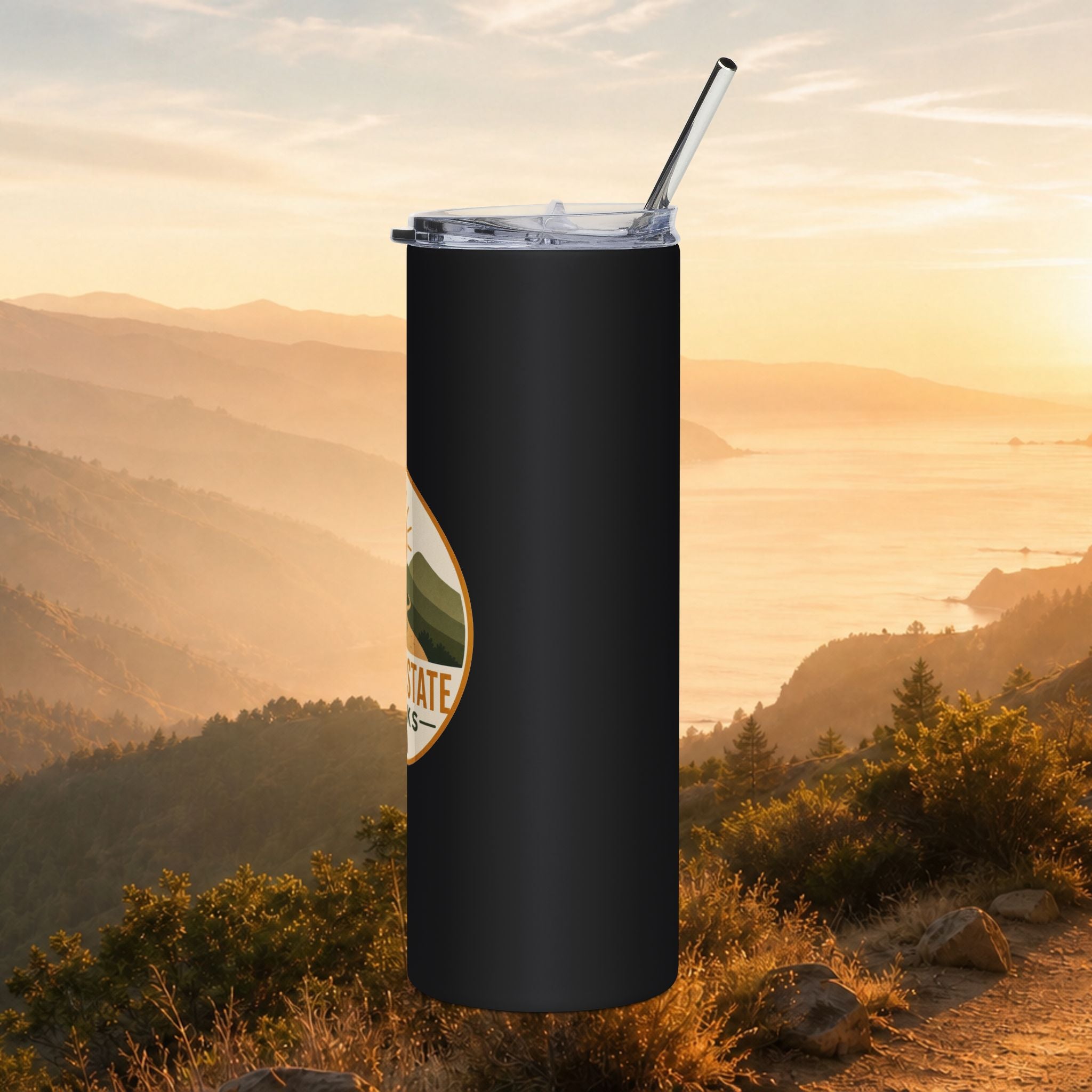 Golden State Walks 20oz Stainless Tumbler — Insulated Hiking Travel Cup