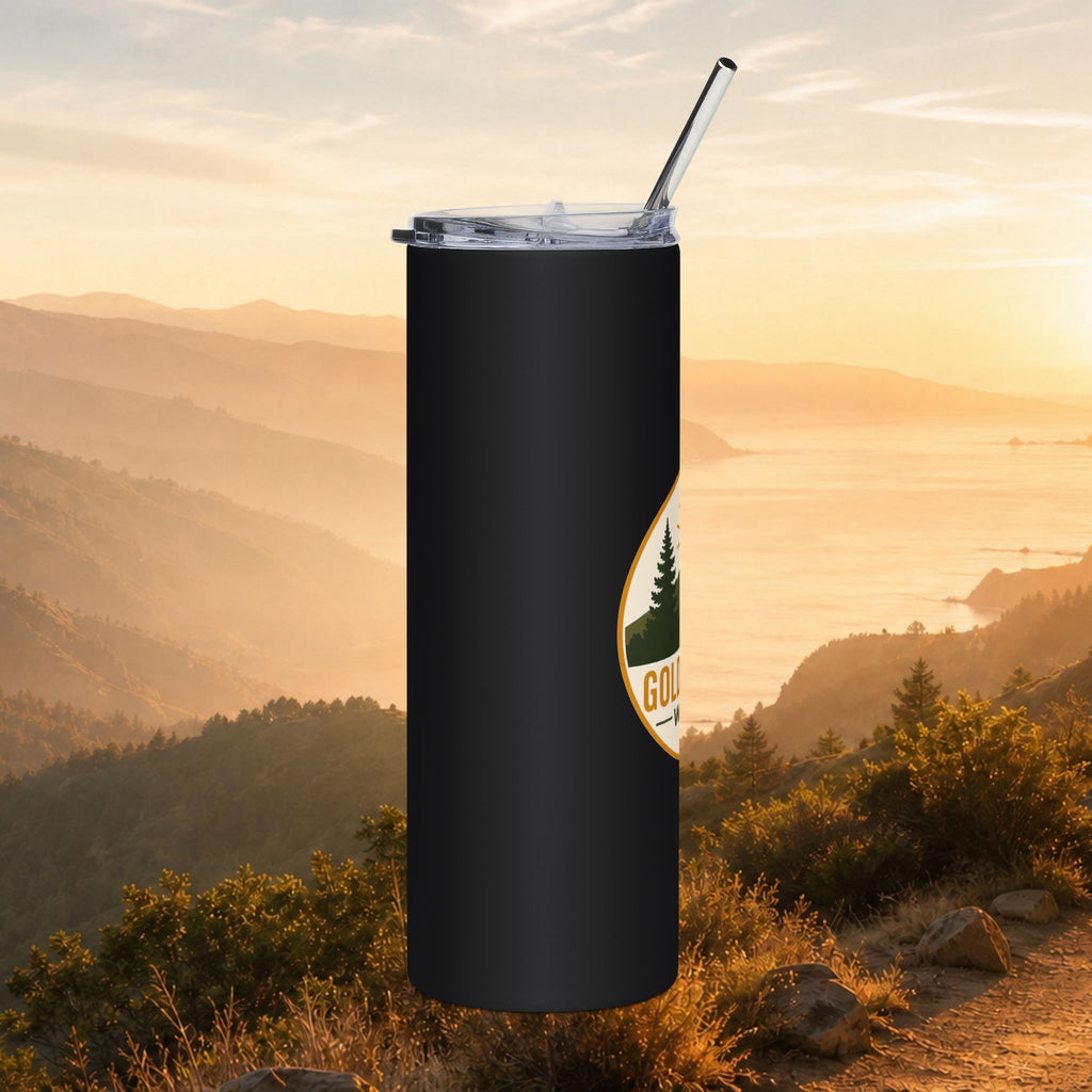 Golden State Walks 20oz Stainless Tumbler — Insulated Hiking Travel Cup
