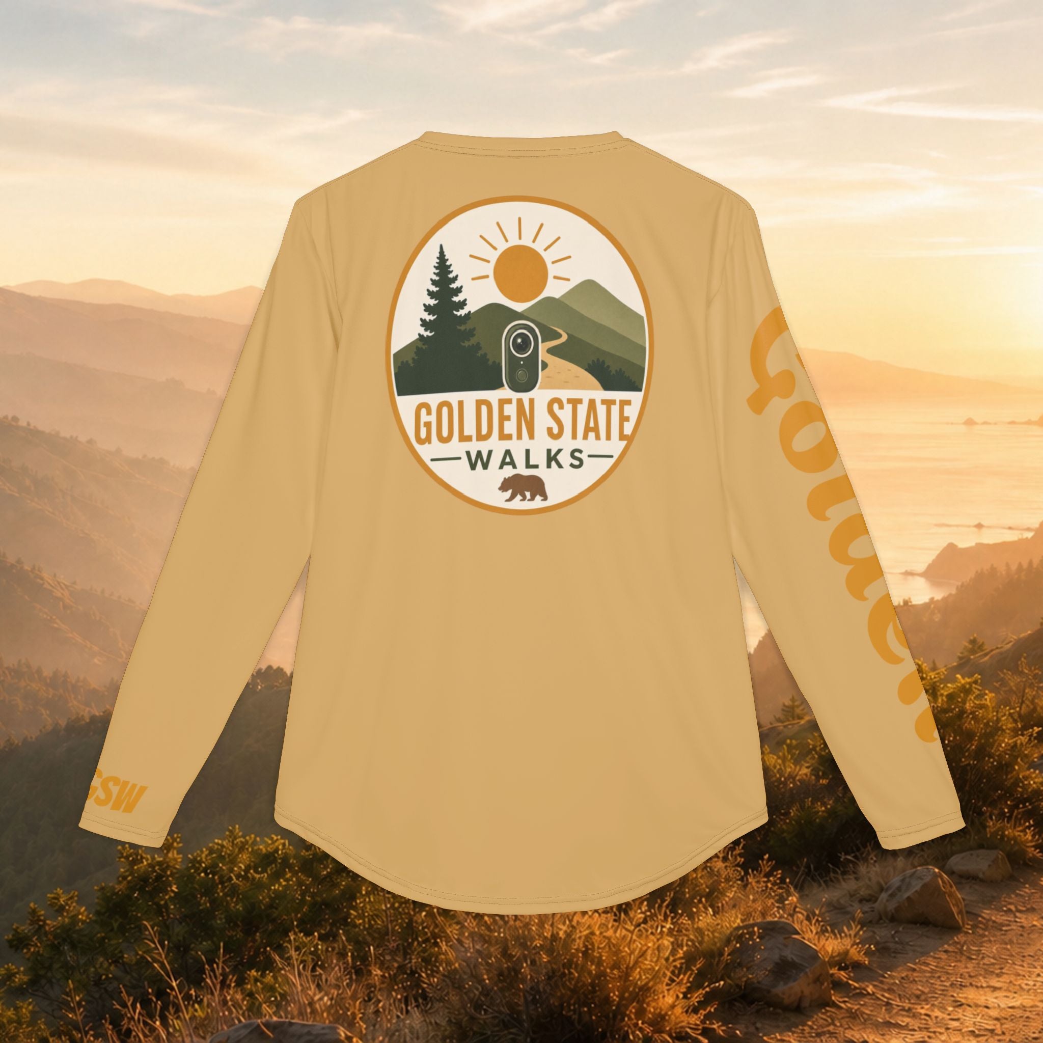 Golden State Walks UV Long Sleeve Shirt — Men’s Sun Protection Hiking Tee