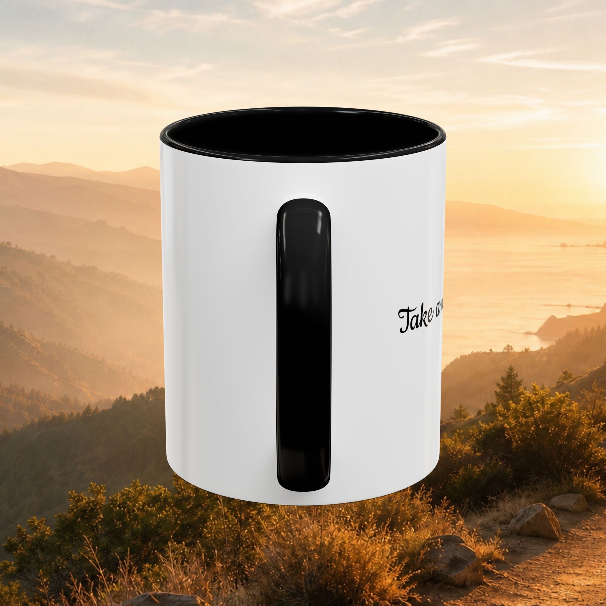 Take a Walk Buddy Accent Coffee Mug — Golden State Walks American Flag Edition (11/15oz)
