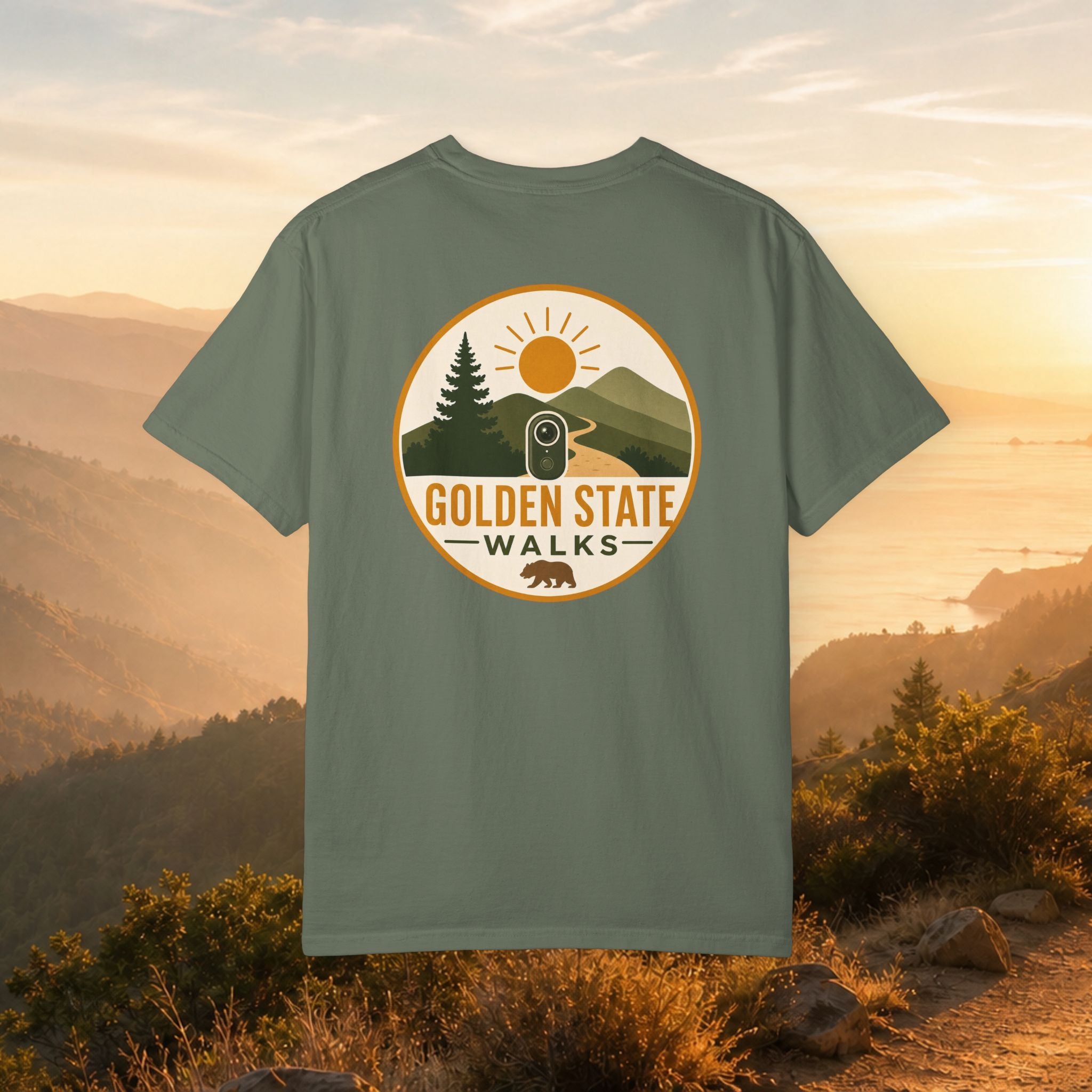 Golden State Walks T-Shirt - Heavyweight
