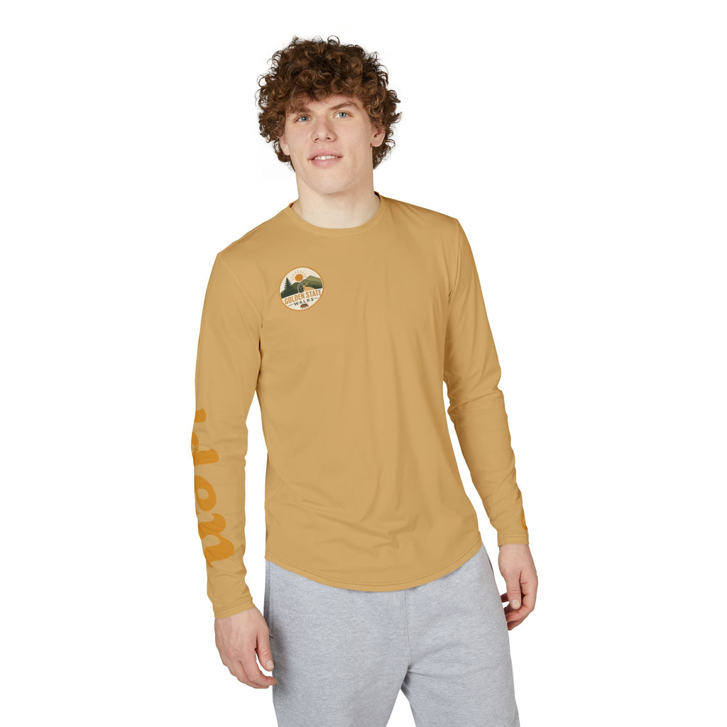 Golden State Walks UV Long Sleeve Shirt — Men’s Sun Protection Hiking Tee