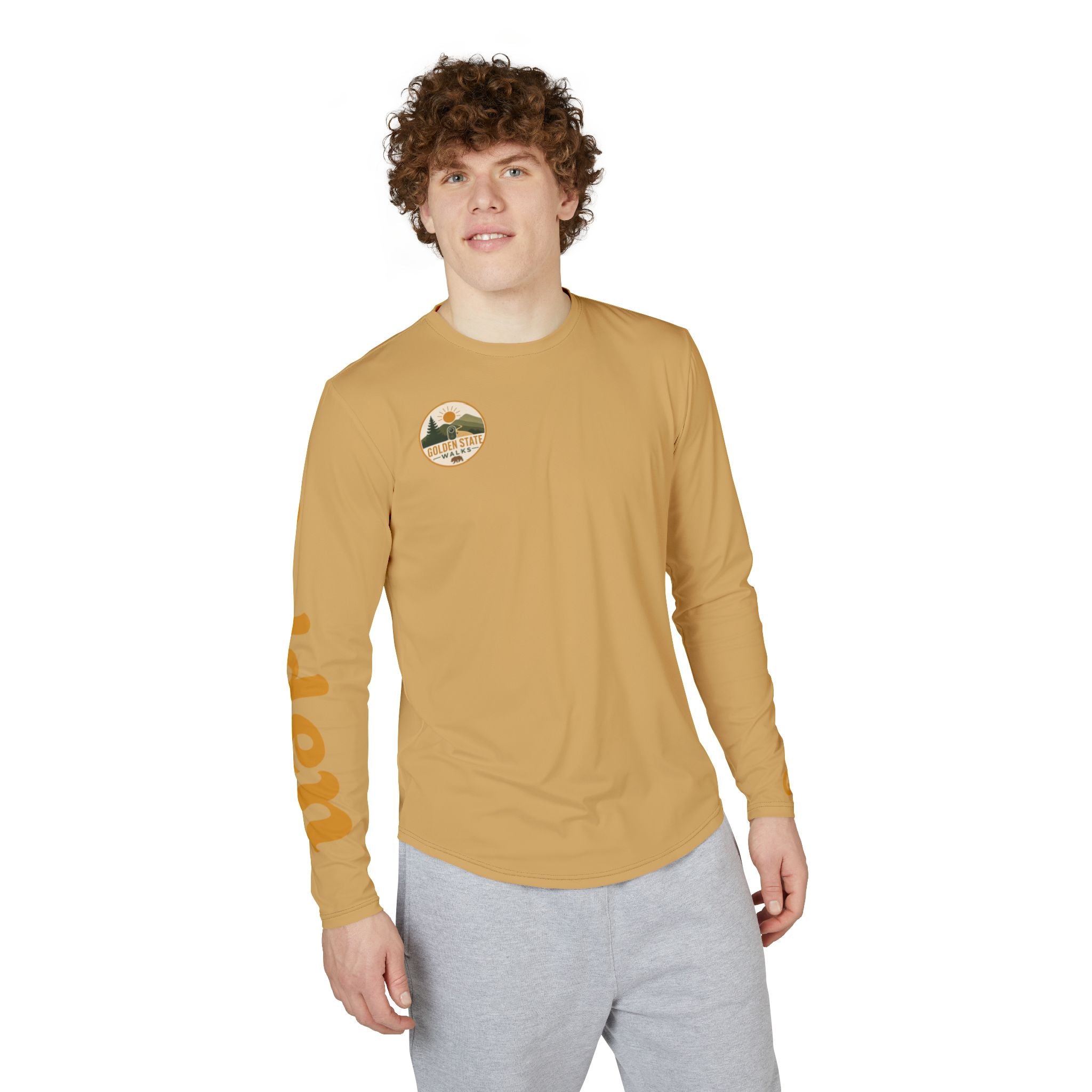 Golden State Walks UV Long Sleeve Shirt — Men’s Sun Protection Hiking Tee