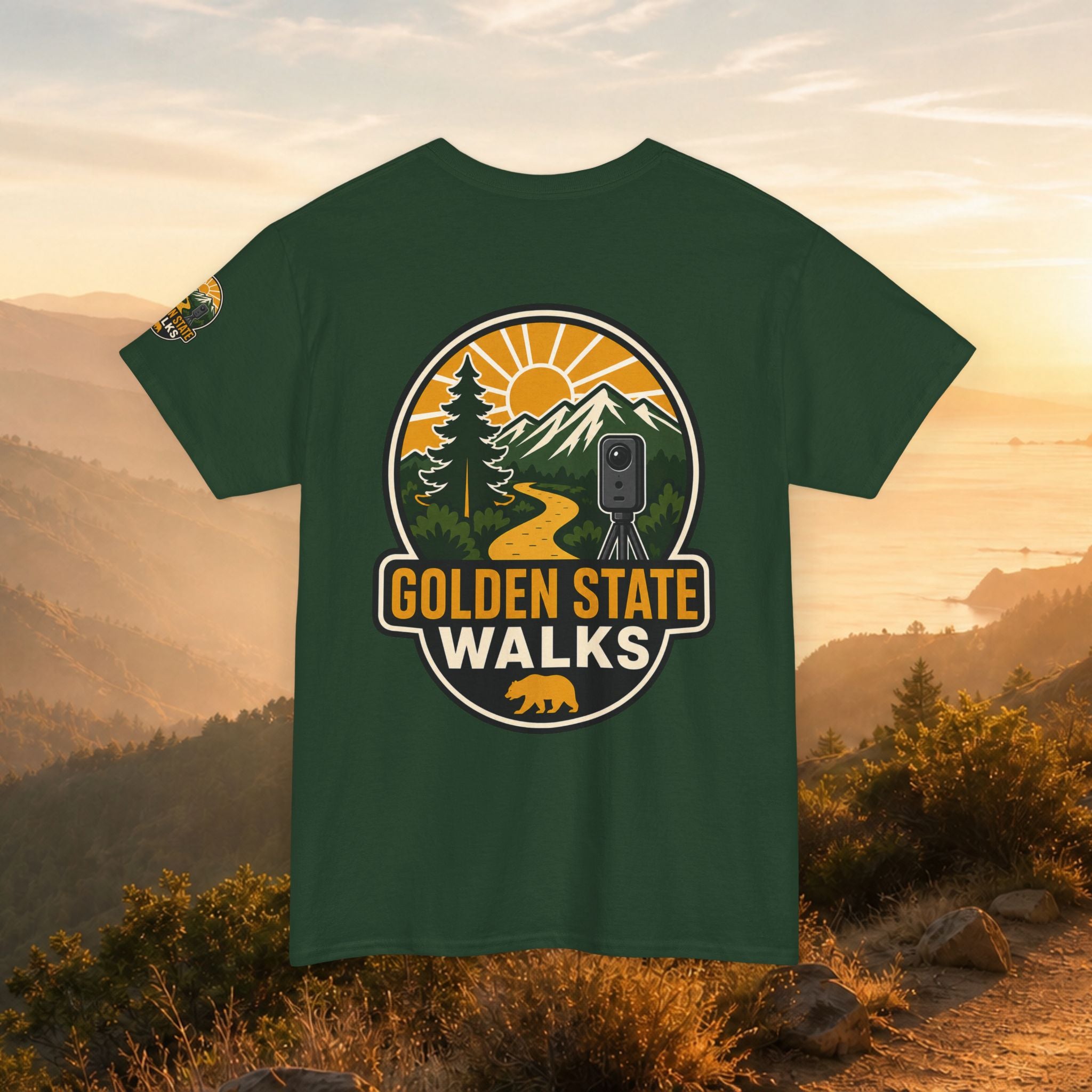 Golden State Walks T-Shirt — Sunset Edition