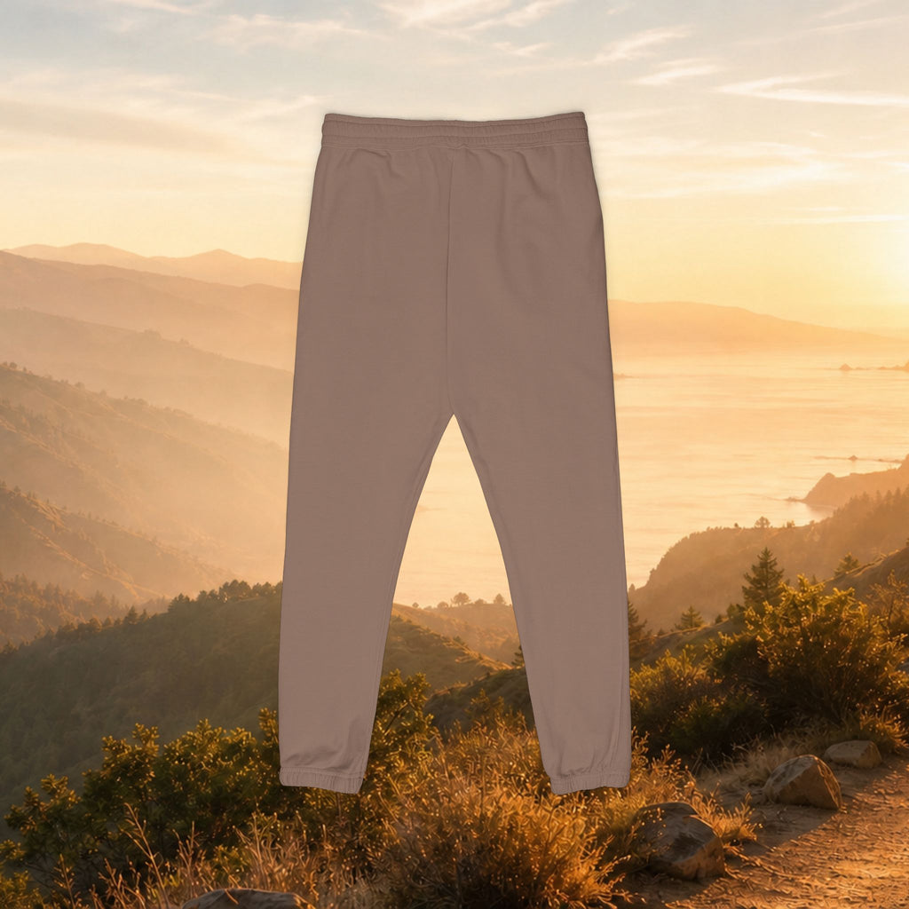 Women's Adventure Logo Sweatpants — Garment-Dyed Fleece Joggers