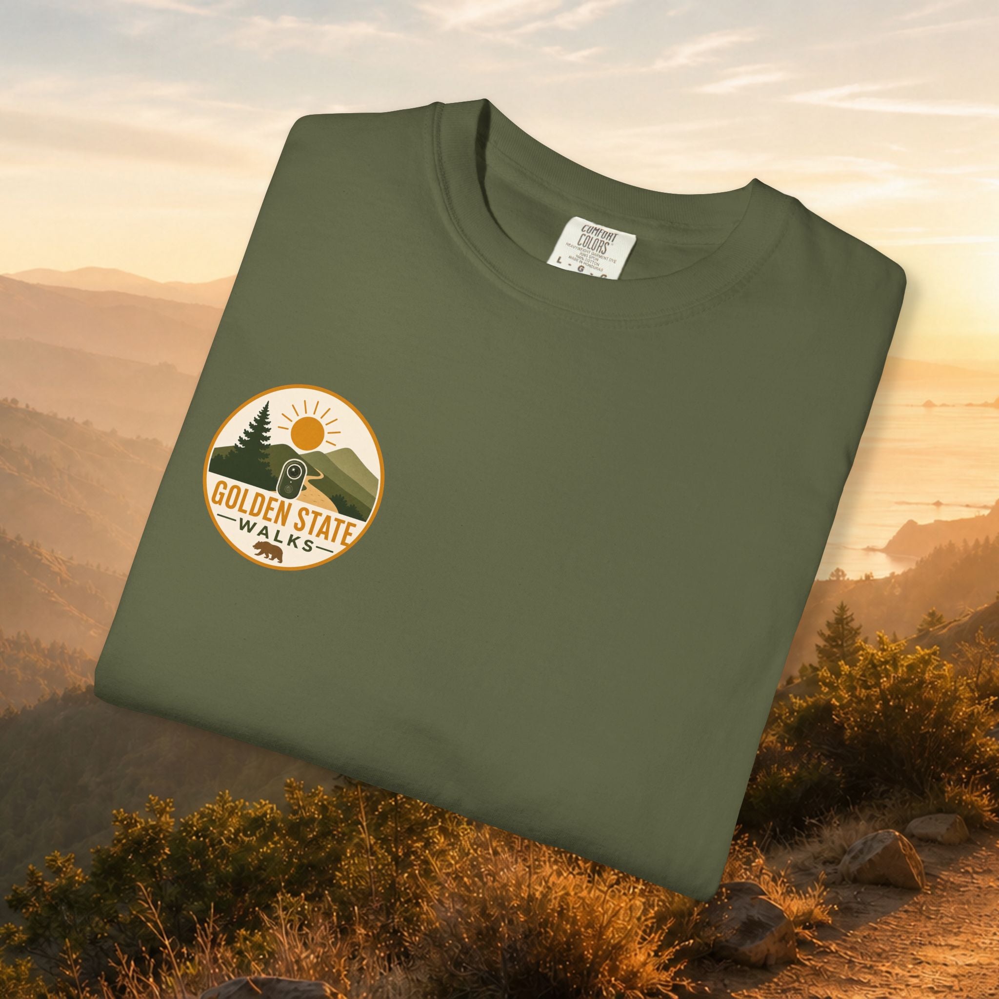 Golden State Walks T-Shirt - Heavyweight