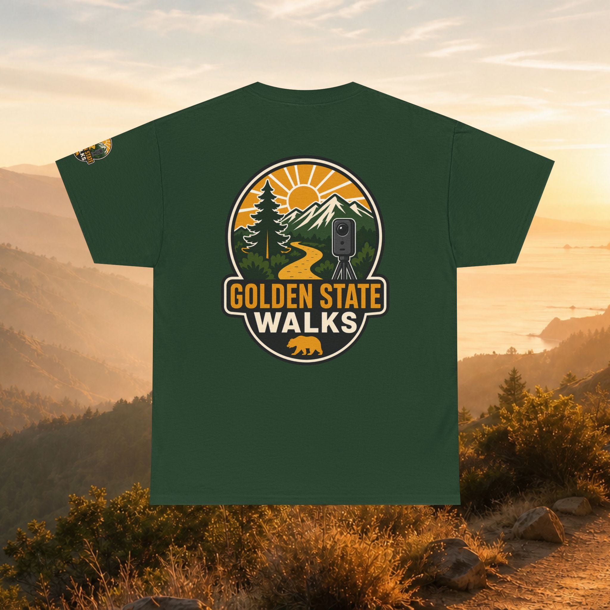 Golden State Walks T-Shirt — Sunset Edition