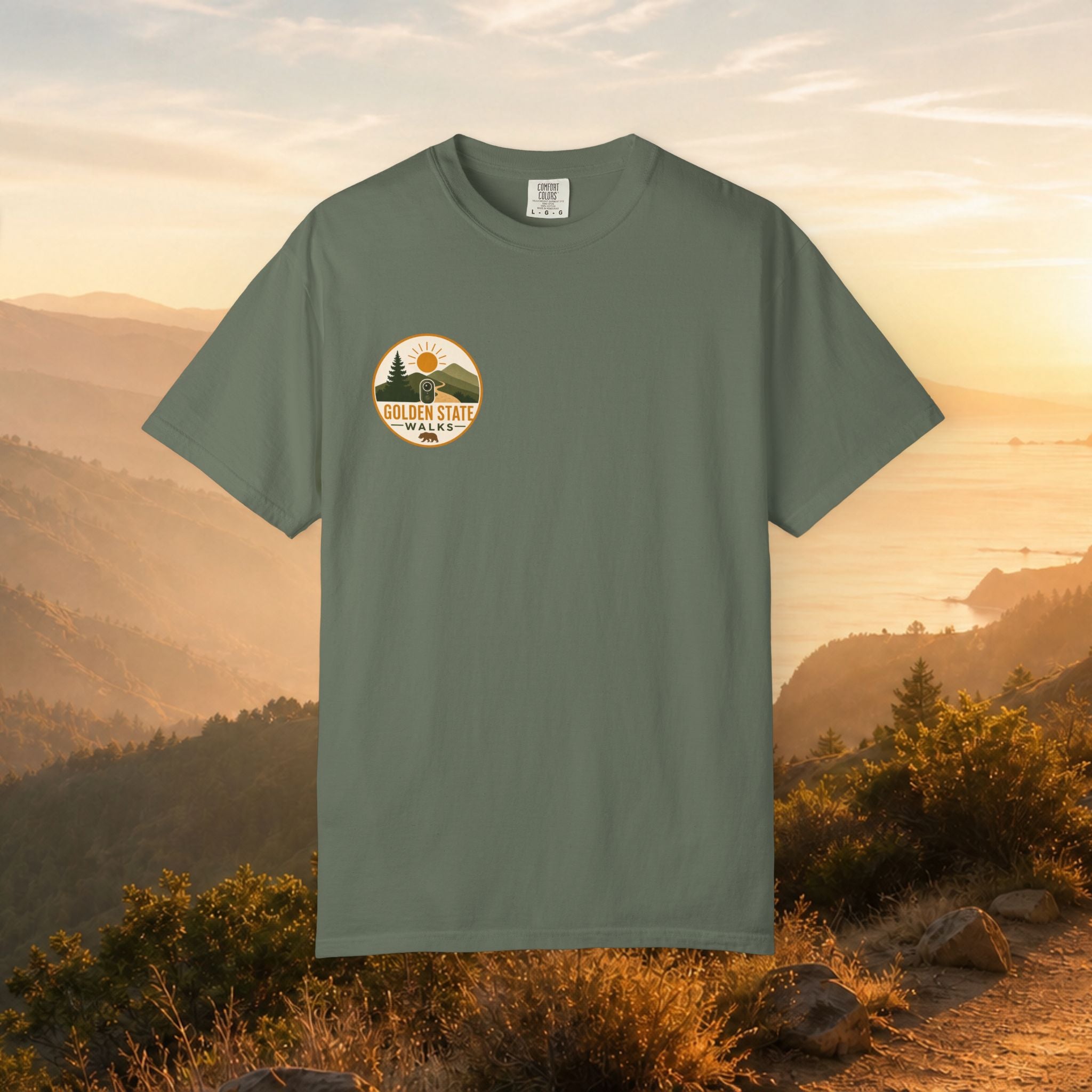 Golden State Walks T-Shirt - Heavyweight