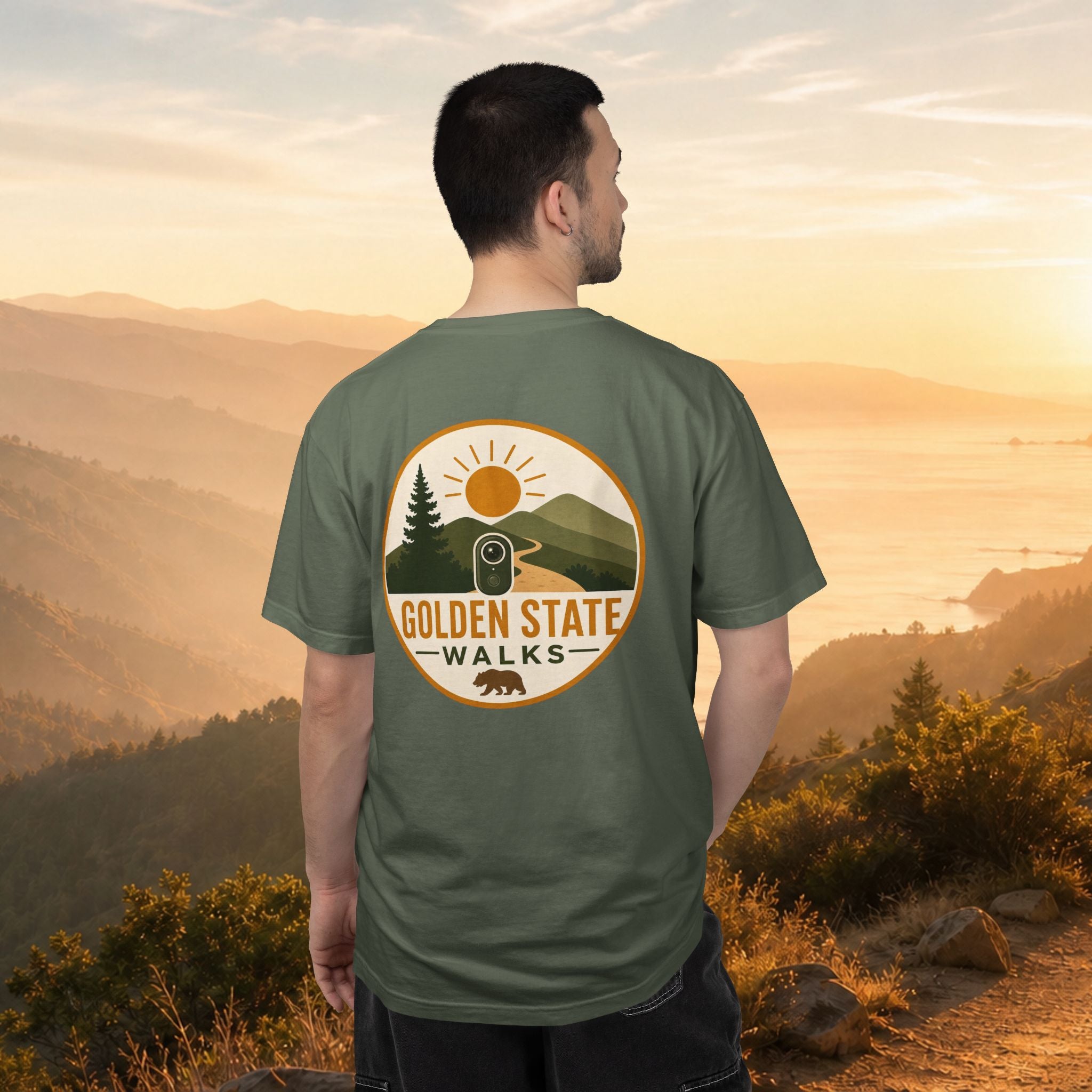 Golden State Walks T-Shirt - Heavyweight