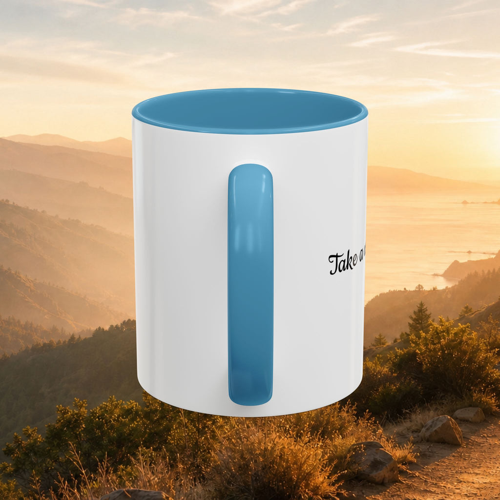 Take a Walk Buddy Accent Coffee Mug — Golden State Walks American Flag Edition (11/15oz)