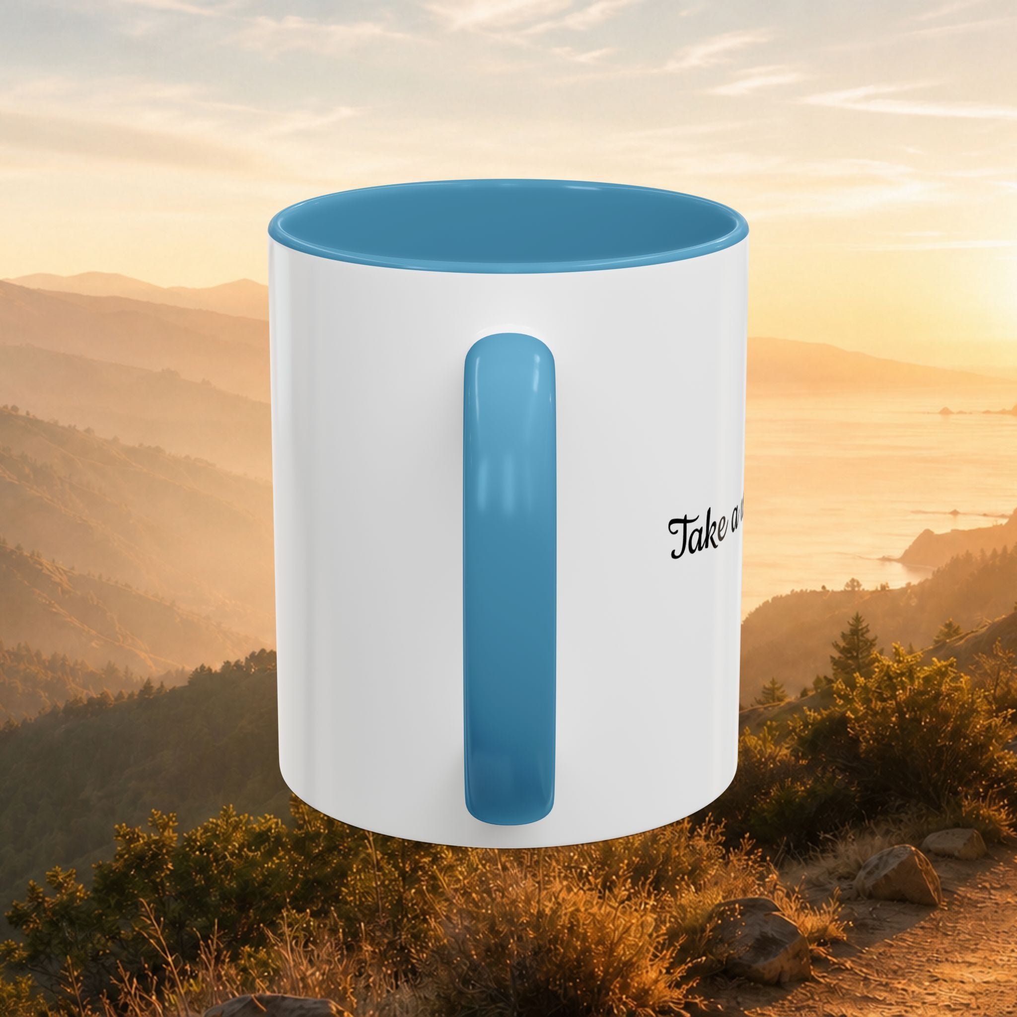 Take a Walk Buddy Accent Coffee Mug — Golden State Walks American Flag Edition (11/15oz)