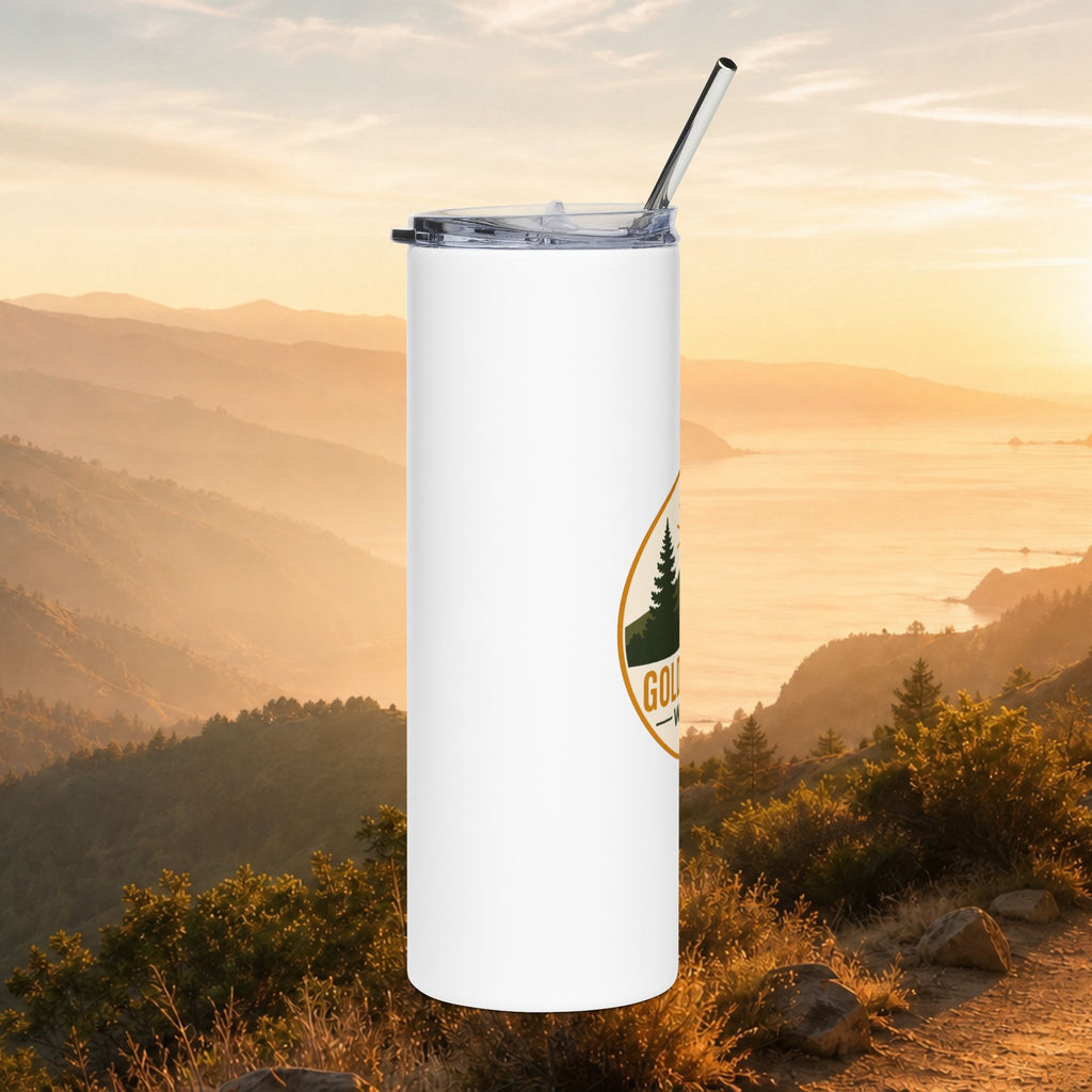 Golden State Walks 20oz Stainless Tumbler — Insulated Hiking Travel Cup
