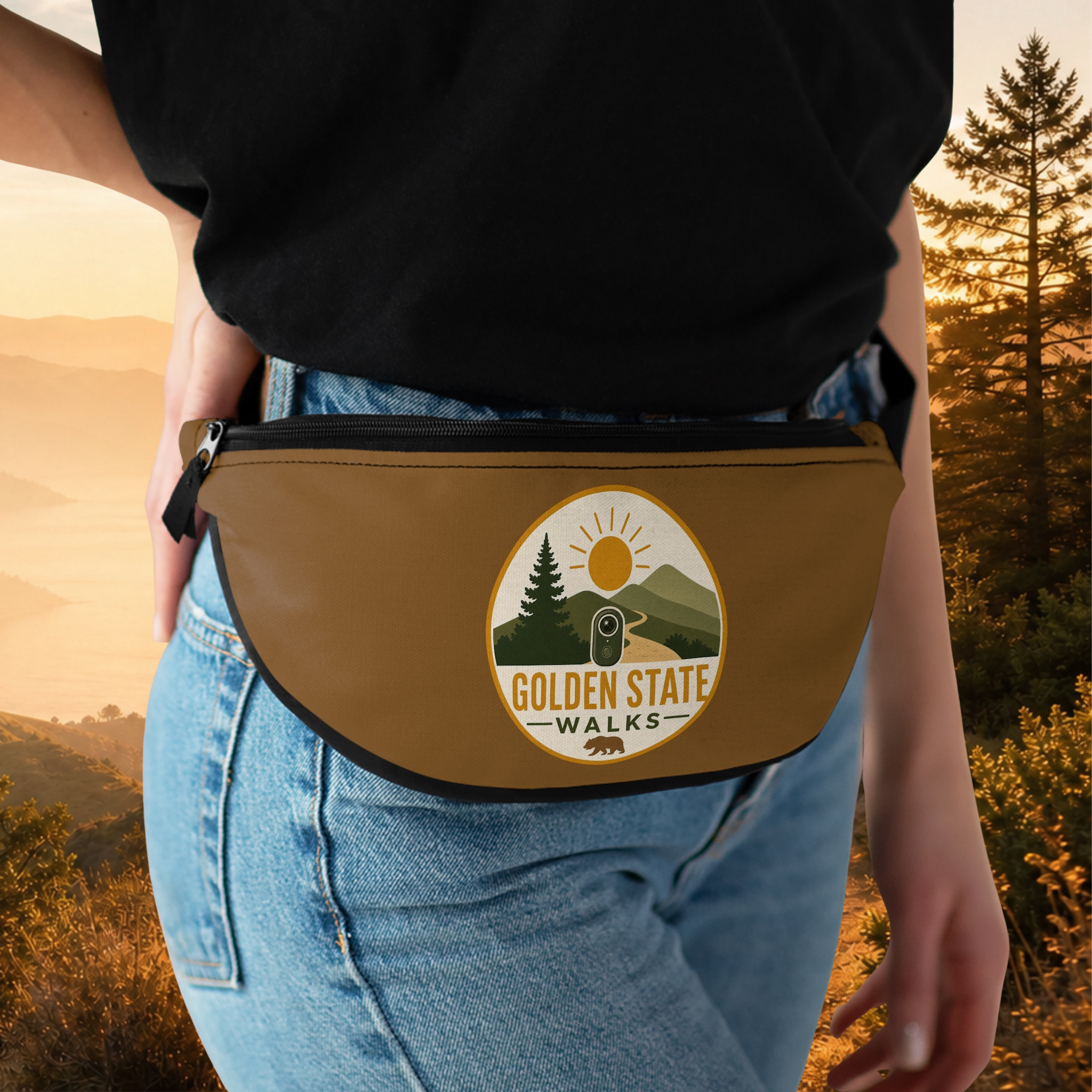 Golden State Walks Fanny Pack — Outdoorsy Hiking Waist Bag