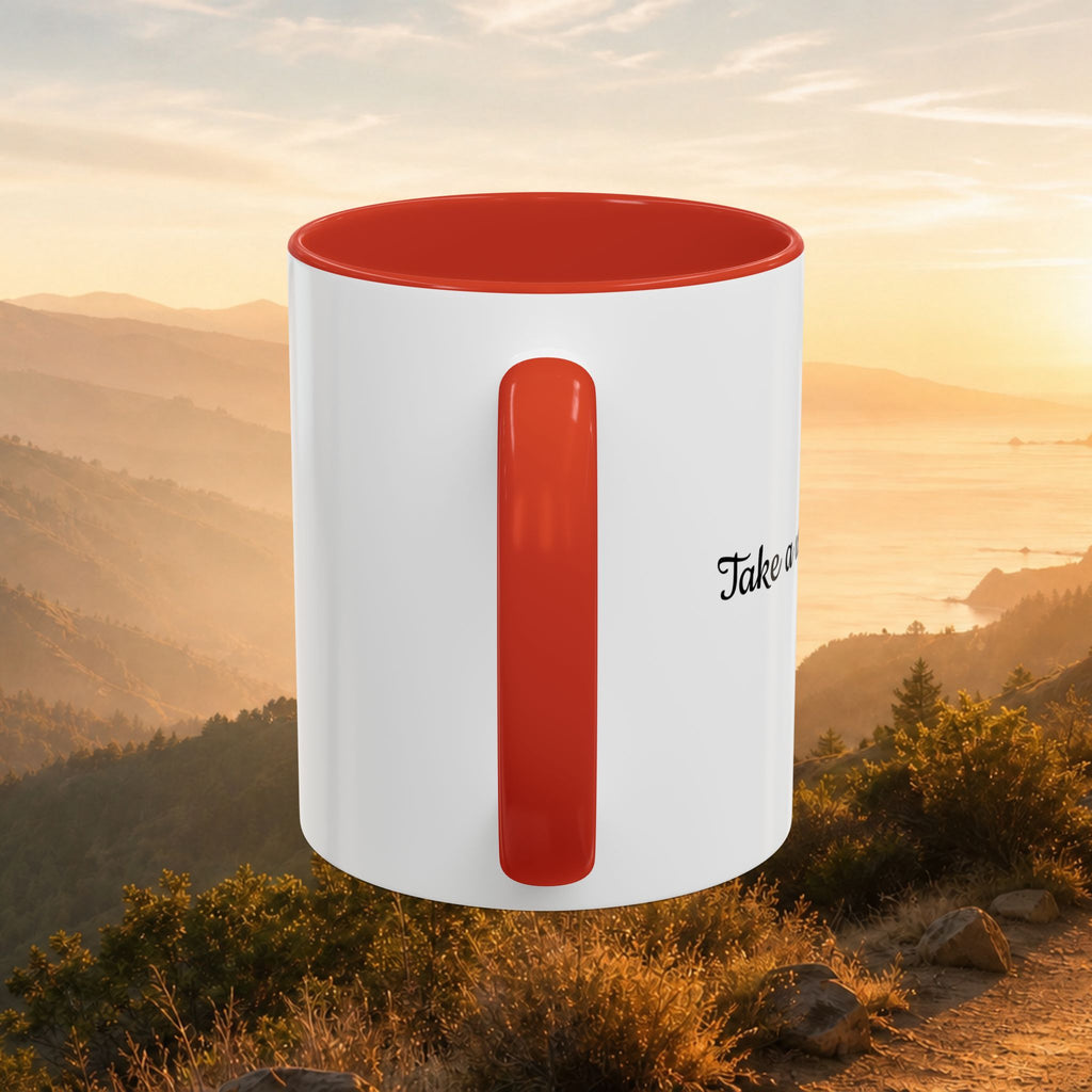Take a Walk Buddy Accent Coffee Mug — Golden State Walks American Flag Edition (11/15oz)