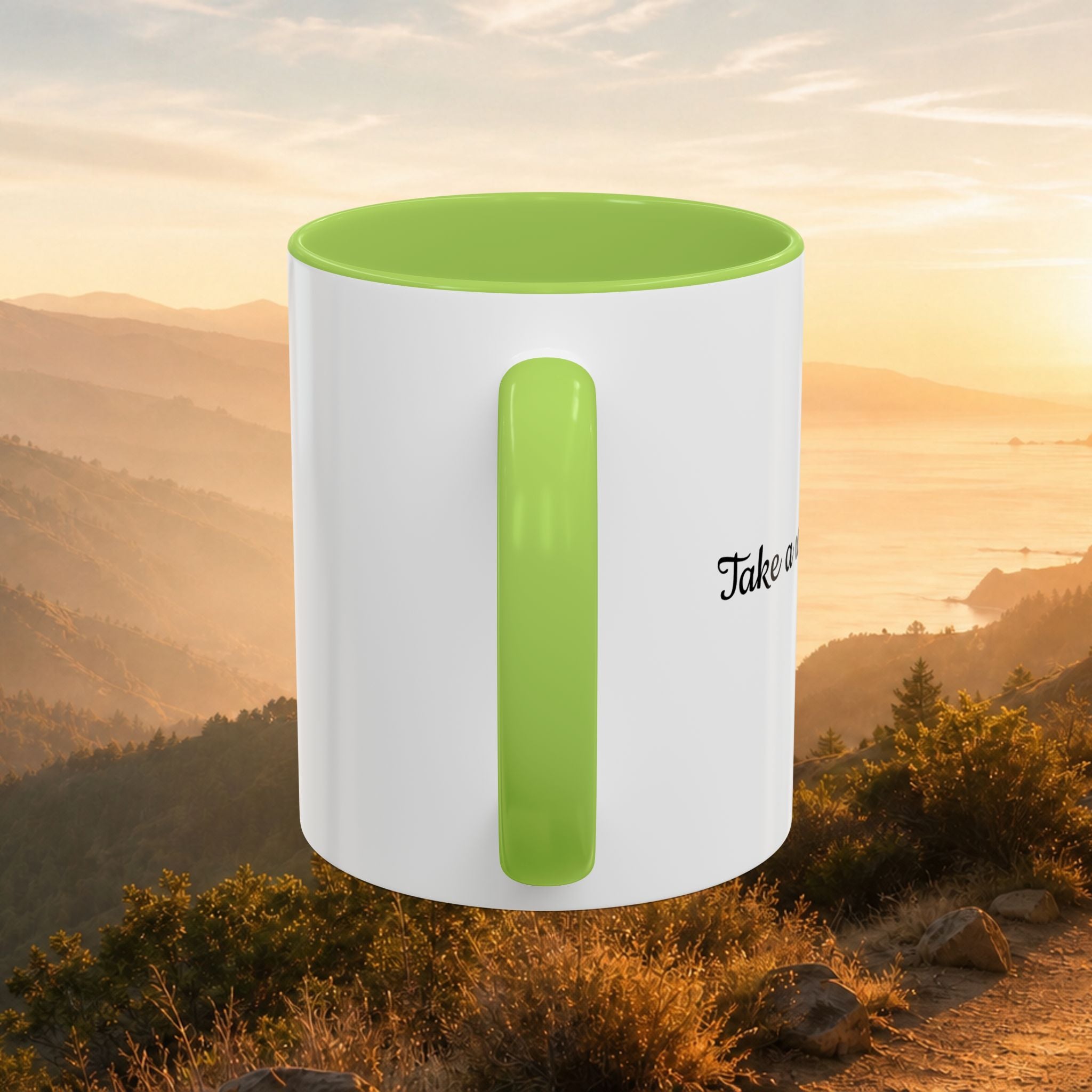 Take a Walk Buddy Accent Coffee Mug — Golden State Walks American Flag Edition (11/15oz)