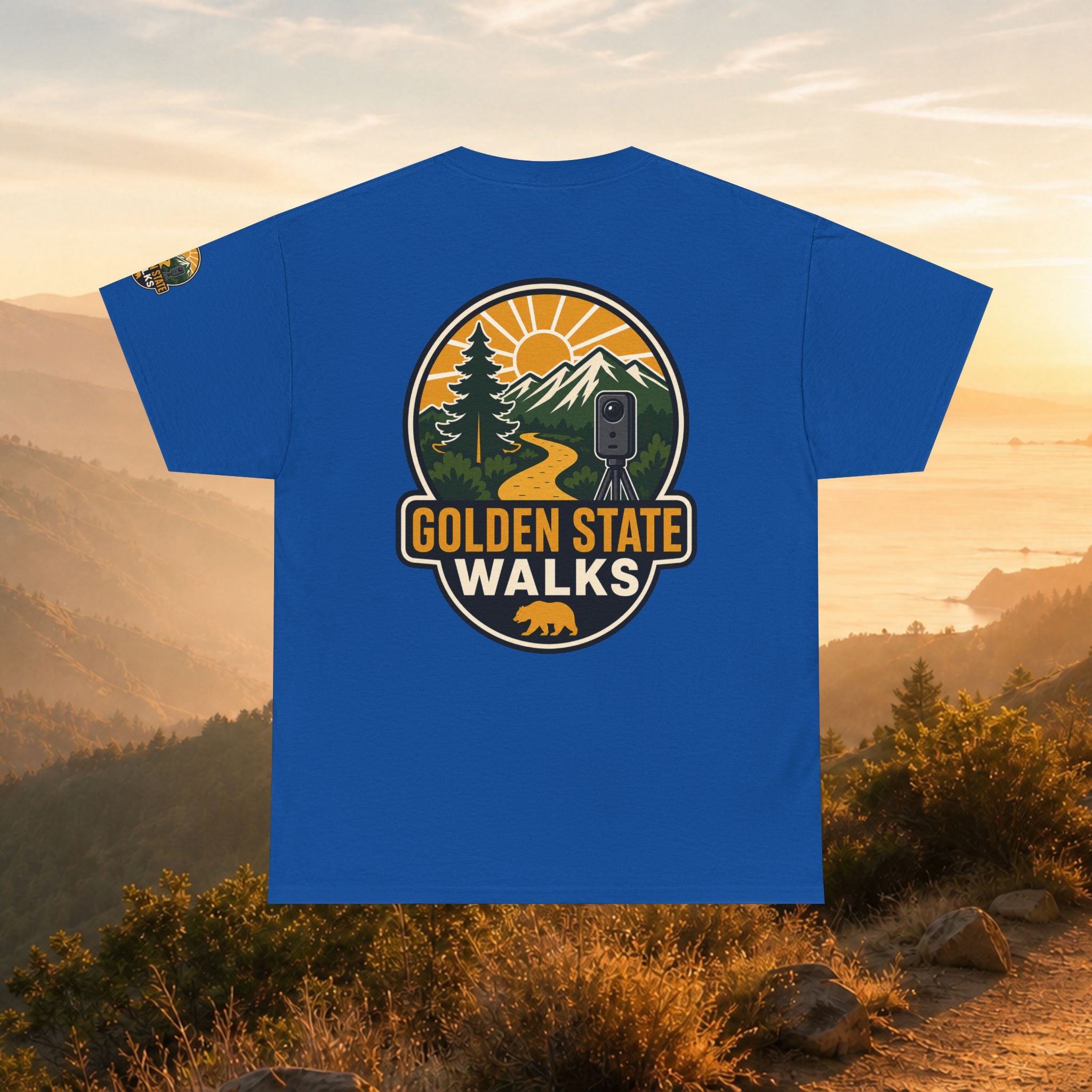 Golden State Walks T-Shirt — Sunset Edition