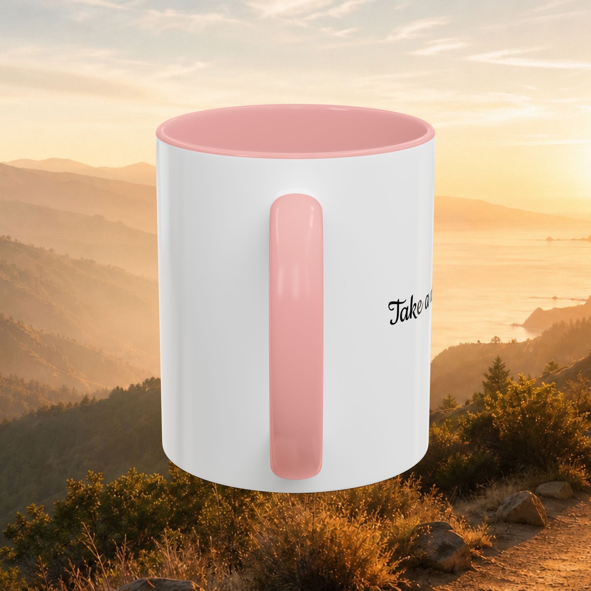 Take a Walk Buddy Accent Coffee Mug — Golden State Walks American Flag Edition (11/15oz)