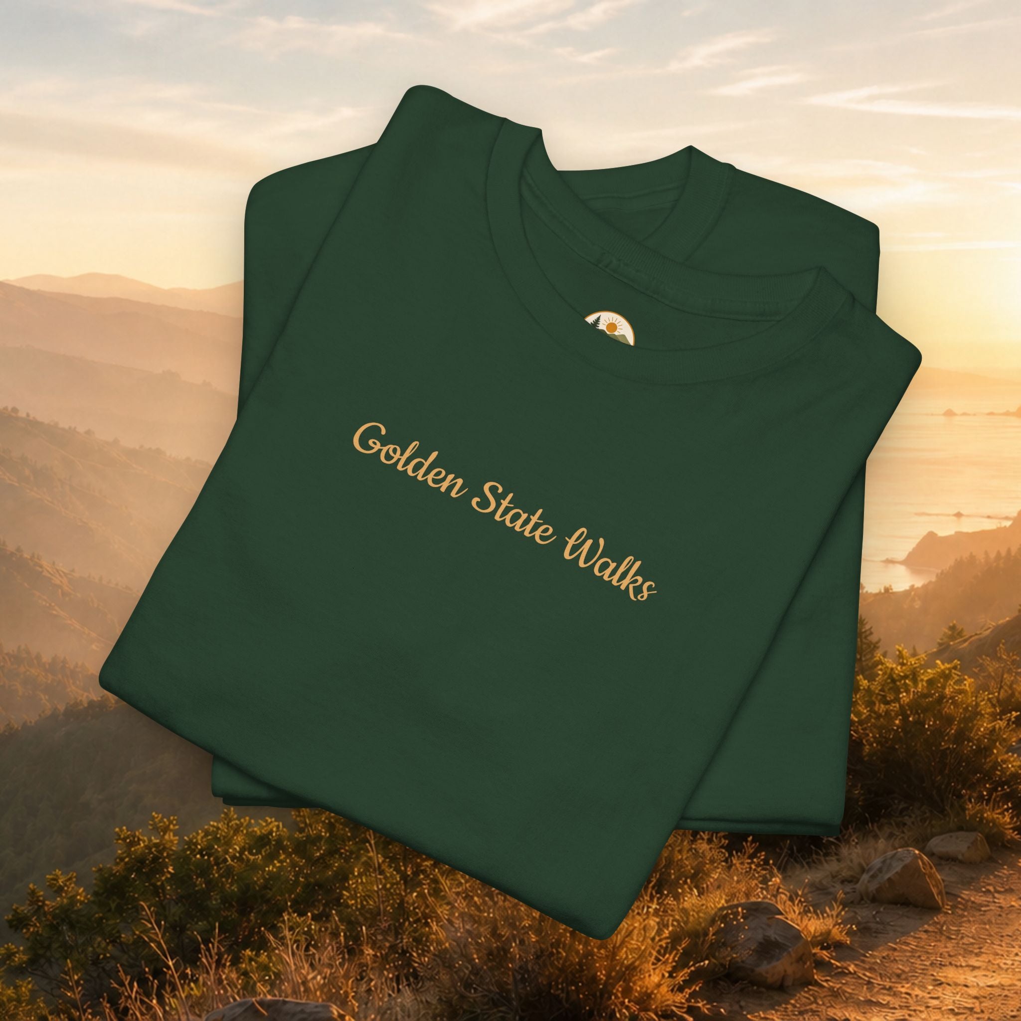 Golden State Walks T-Shirt — Sunset Edition