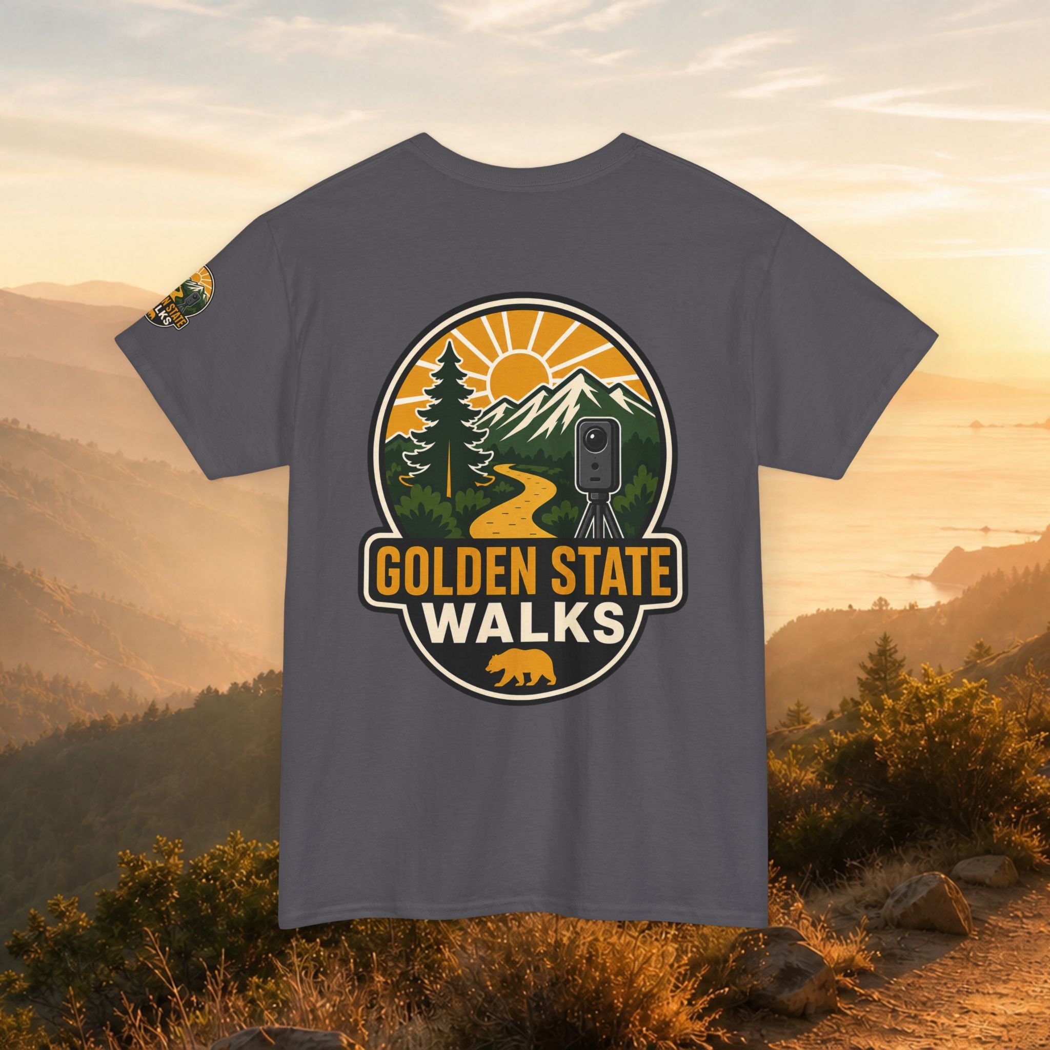 Golden State Walks T-Shirt — Sunset Edition