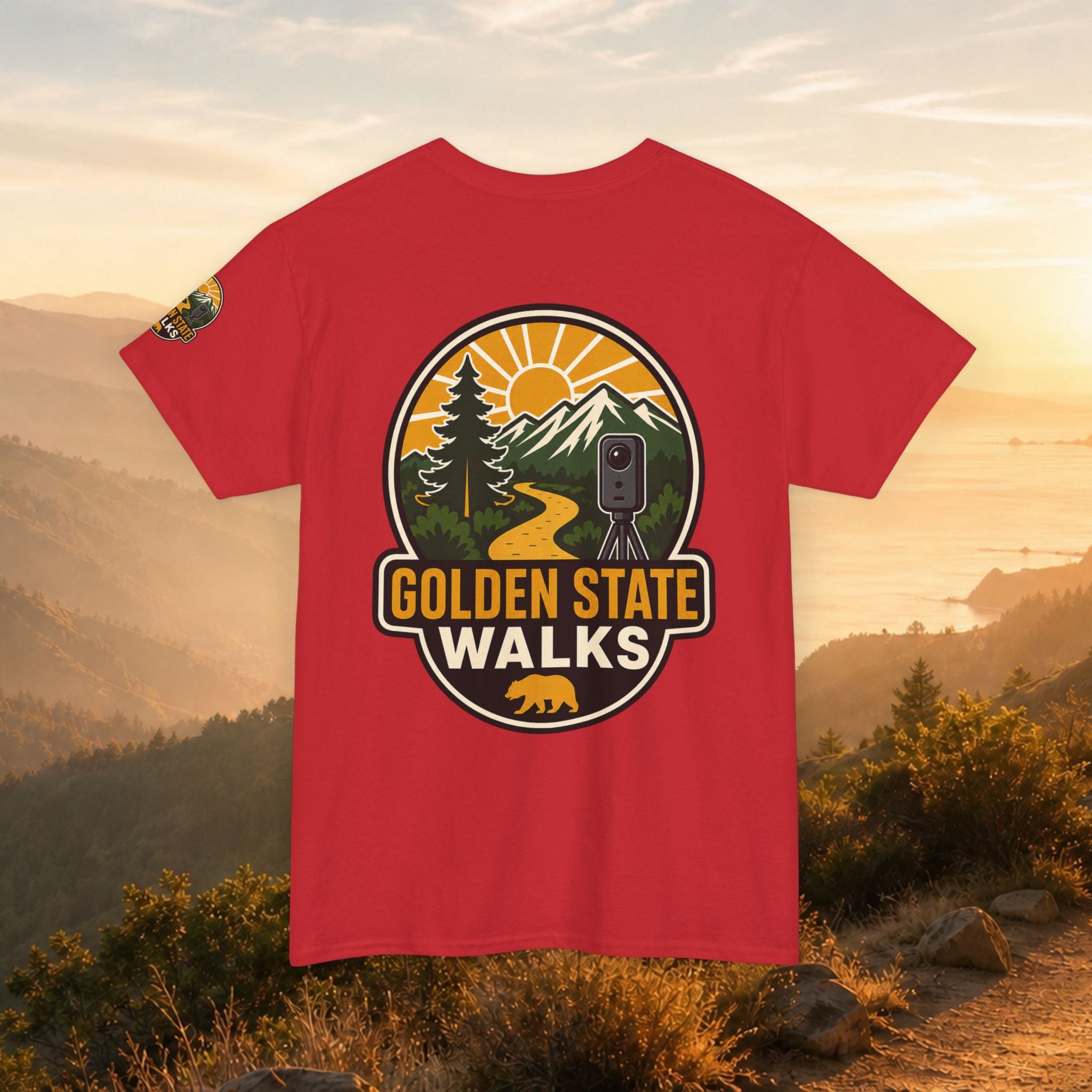Golden State Walks T-Shirt — Sunset Edition
