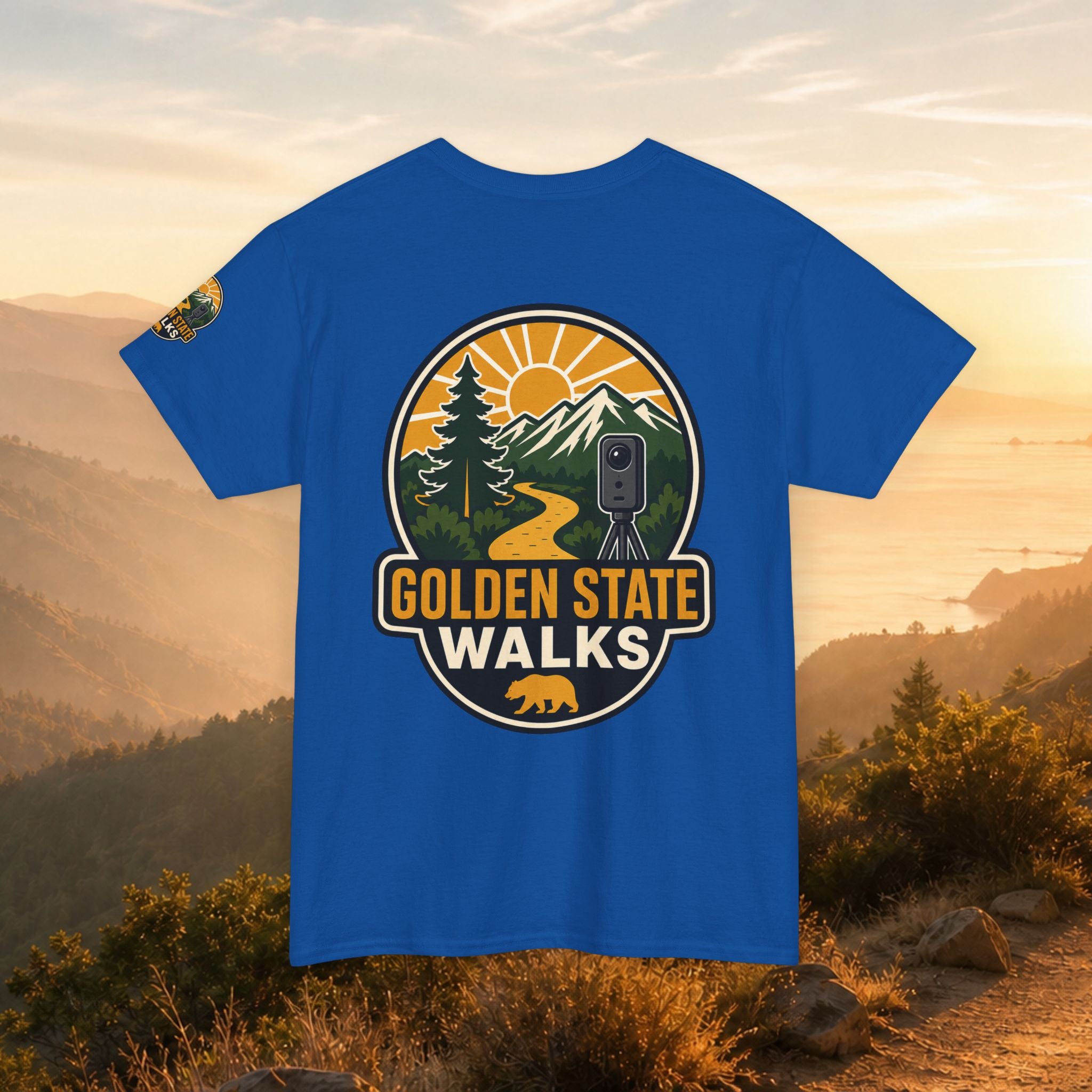Golden State Walks T-Shirt — Sunset Edition