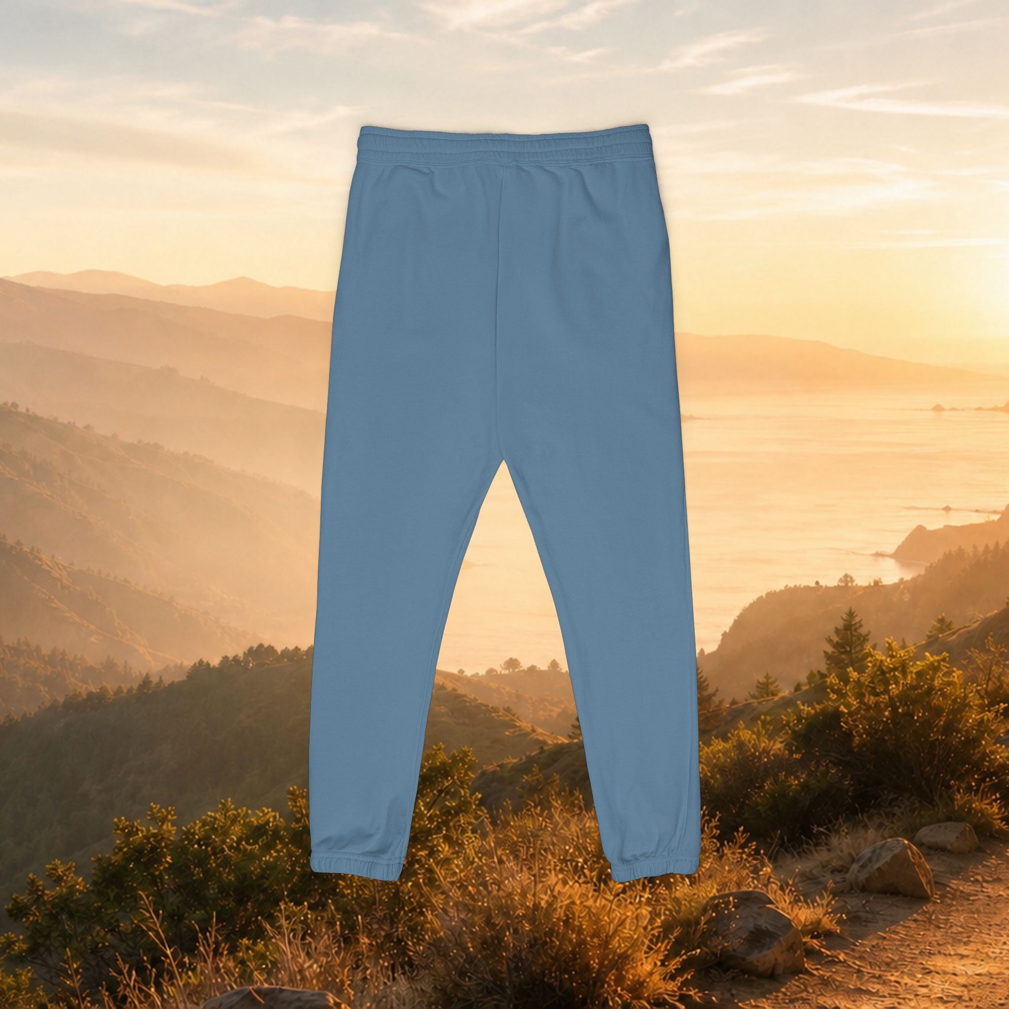 Women's Adventure Logo Sweatpants — Garment-Dyed Fleece Joggers