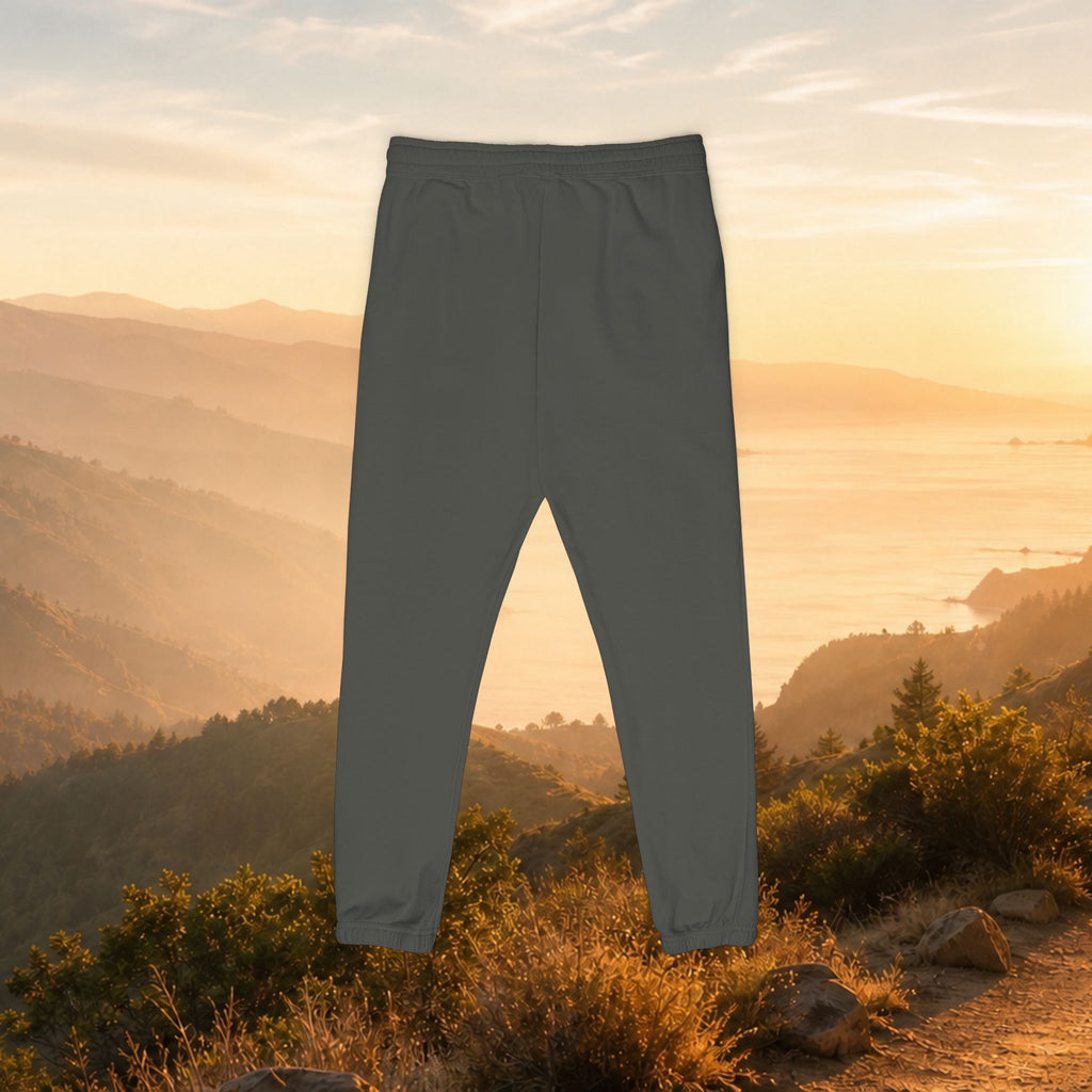 Women's Adventure Logo Sweatpants — Garment-Dyed Fleece Joggers