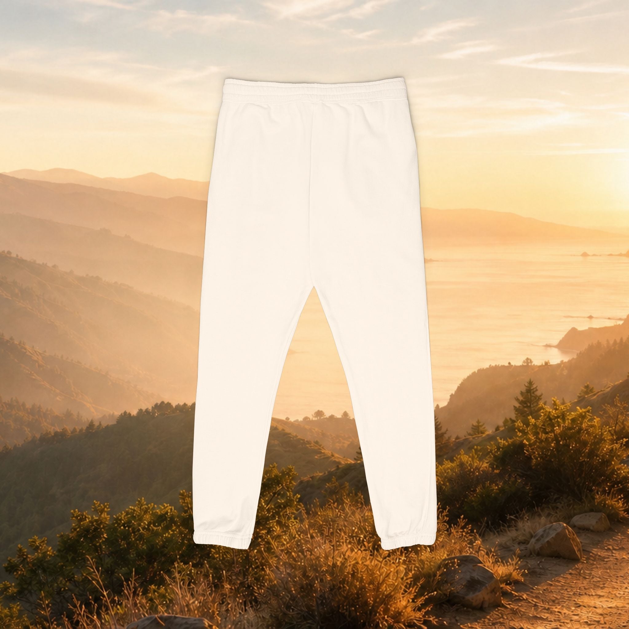 Women's Adventure Logo Sweatpants — Garment-Dyed Fleece Joggers