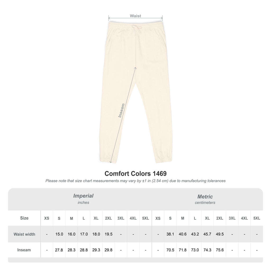 Women's Adventure Logo Sweatpants — Garment-Dyed Fleece Joggers