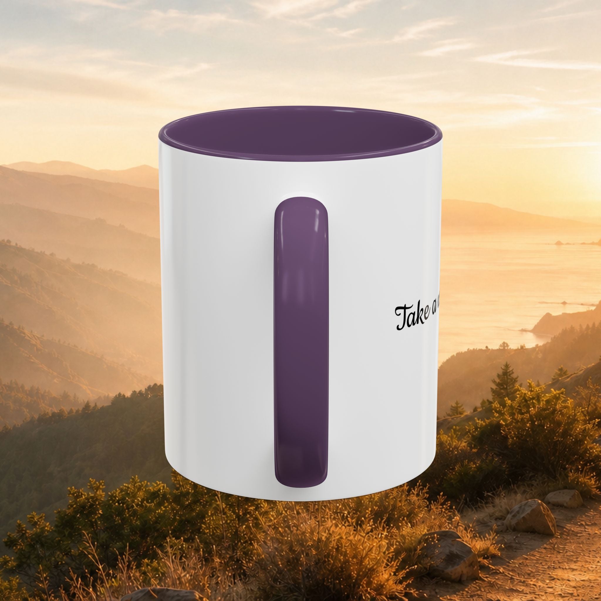 Take a Walk Buddy Accent Coffee Mug — Golden State Walks American Flag Edition (11/15oz)