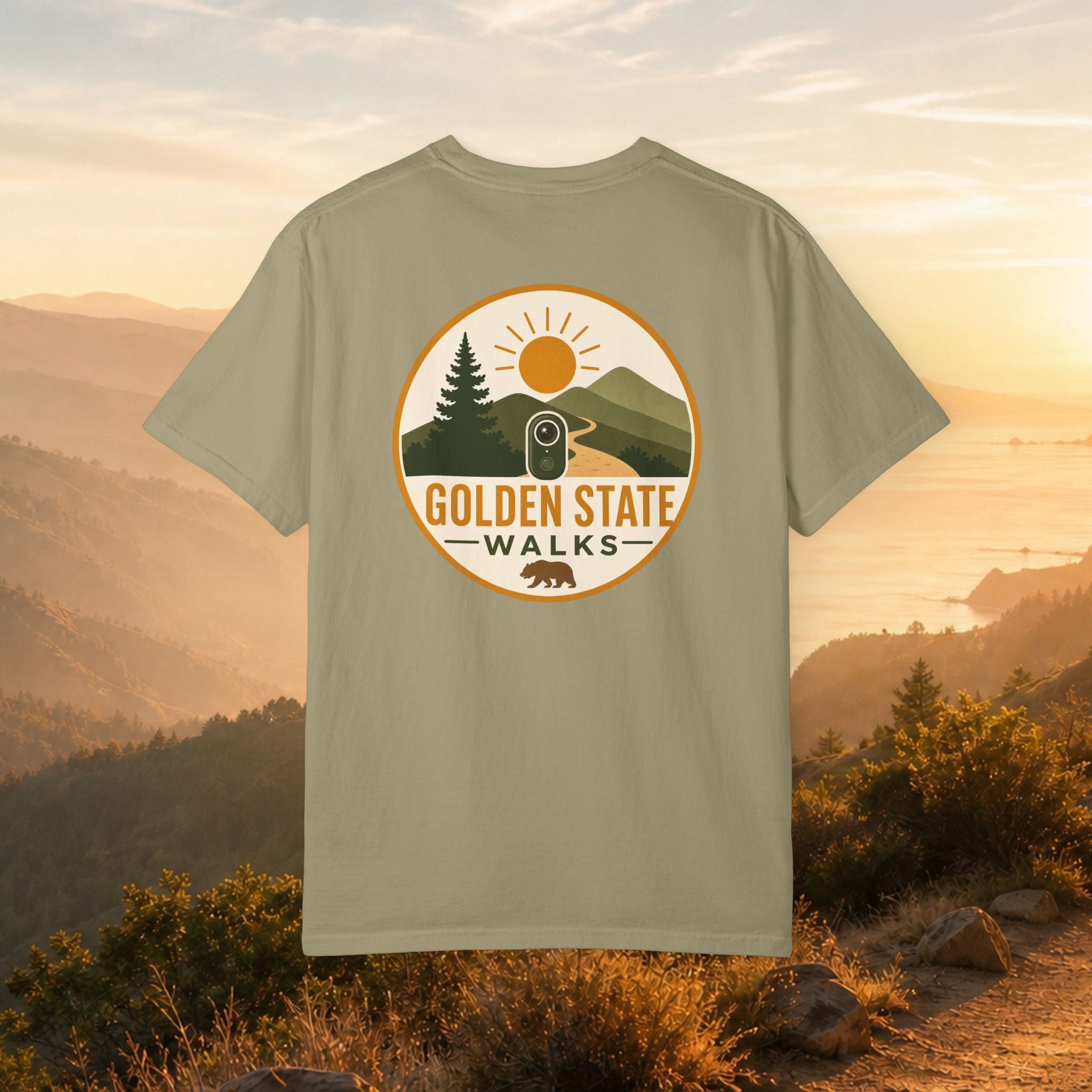 Golden State Walks T-Shirt - Heavyweight